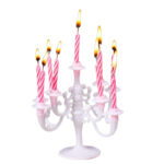 Bougeoir Ancien Pour Anniversaire Blanc