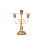 Bougeoir Mariage Chandelier Doré