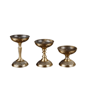 Lampe Bougeoir Ancienne	En Bronze