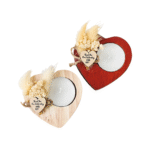 Bougeoir Coeur En Bois​