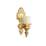Bougeoir Mural Ancien Doré