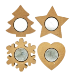 Deco Bougeoir En Bois​ Style Noël