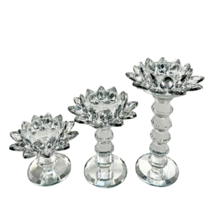 Bougeoir Fleur De Lotus En Cristal​