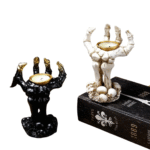 Bougeoir Main Ouverte Style Haloween