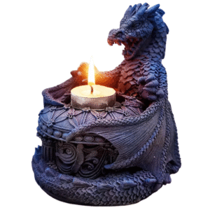 Bougeoir Dragon Vintage Style Haloween