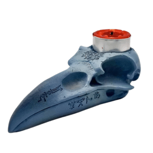 Bougeoir Tete de Corbeau Style Haloween