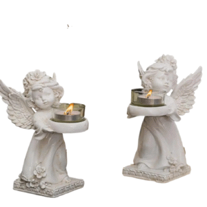 Ange Figurine Fille Bougeoir​