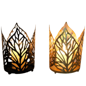 Bougeoir Photophore De Table Forme Fleur​ Haloween