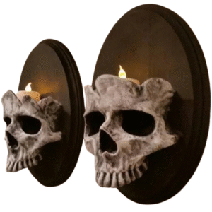 Bougeoir Mural Tete Haloween
