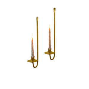 Bougeoir Mural Exterieur Doré