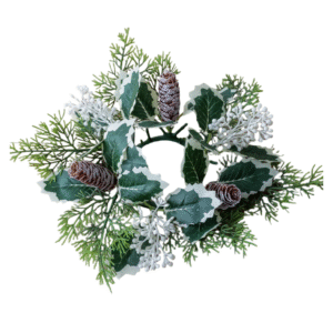 Bougeoir Décoré Avec Fleur​