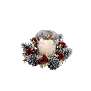 Bougeoir Noël Pomme De Pin​