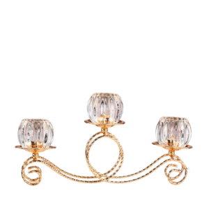 Bougeoir 3 Branches Cristal​