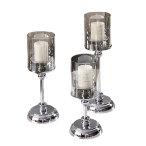 Bougeoir Deco Mariage Argenté