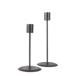 Bougeoir Centre De Table Mariage​ Noir