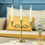bougeoir sur pied design en fer