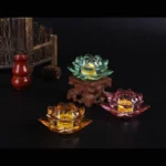 accessoire de table bougeoir fleur de lotus