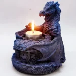 bougeoir design dragon pour ambiance halloween