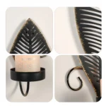 bougeoir élégant design moderne noir