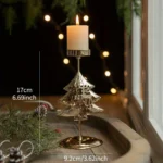table festive avec bougeoir