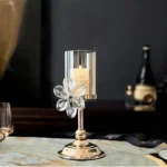 article design en verre fleur