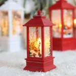 lanterne décorative en verre pour bougeoir Noël