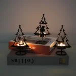 bougeoir design sapin de noel