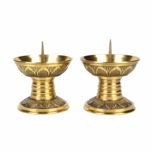 Bougeoir Ancien En Laiton