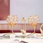 bougeoir cristal moderne