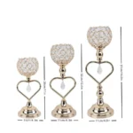 luminaire en cristal coeur